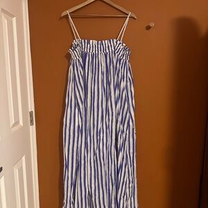 Madewell Blue and White Striped Dress